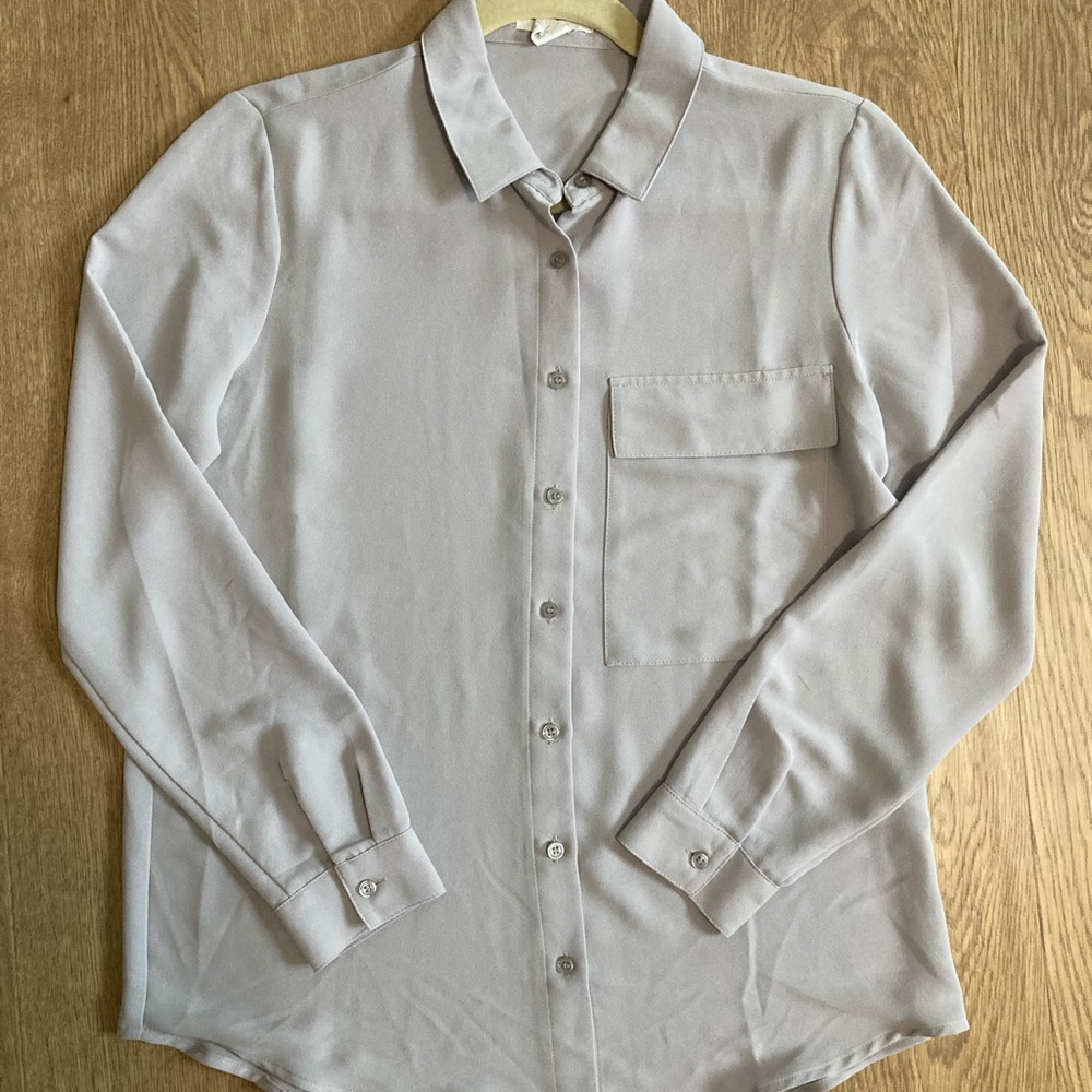 Forever 21 Gray Blouse